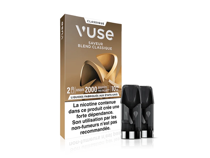 Vuse recharges 2pods - Blend Classique - 2 Intensités
