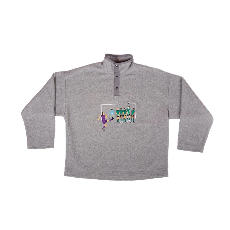 Free Kick Fleece - NYC Snowmelt Grey