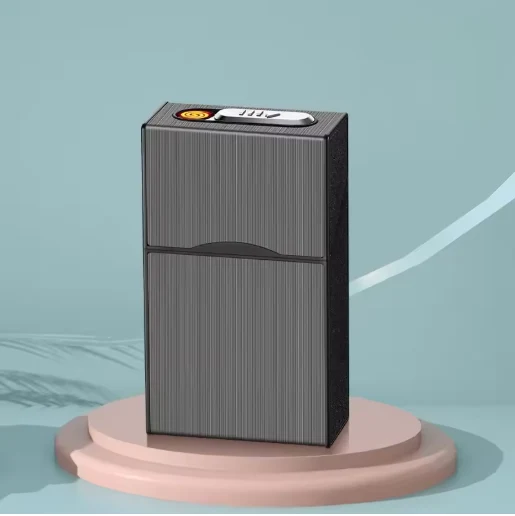 Etuis à cigarettes avec allume-cigares intégré