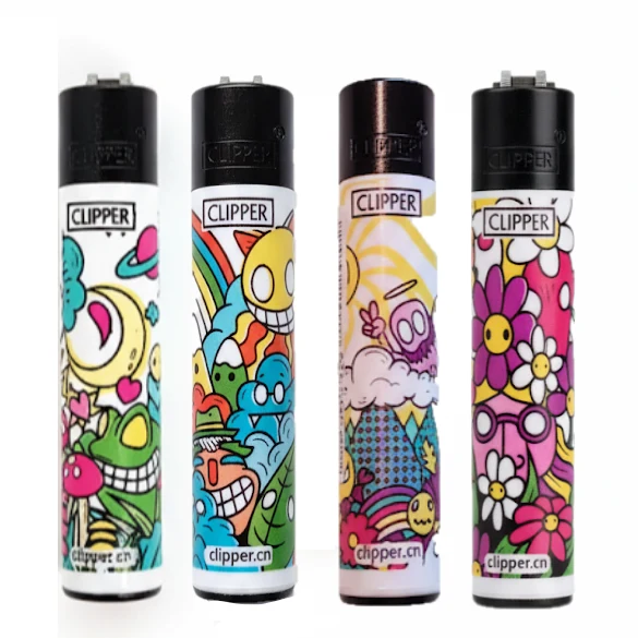 Briquet Clipper Mini - Funky Monster