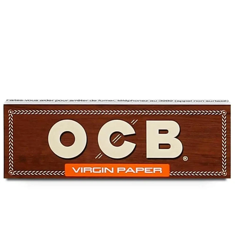 Feuilles OCB Virgin paper x50 non-blanchies /