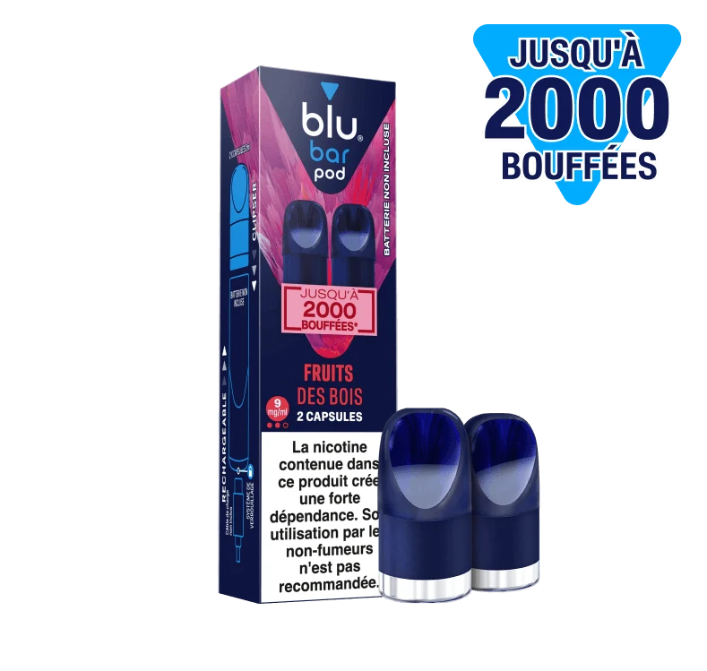 BLU bar recharges 2pods - Fruits des bois