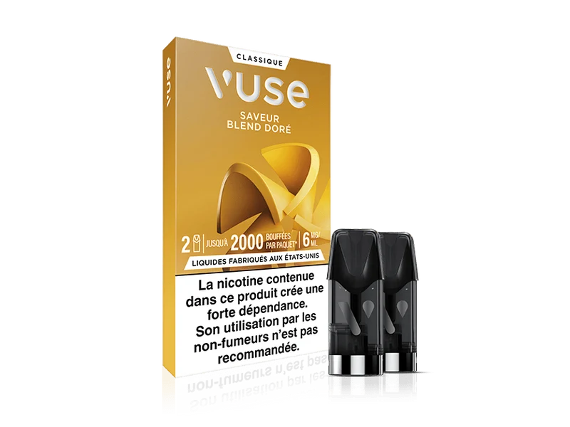 Vuse recharges 2pods - Blend Doré - 3 Intensités