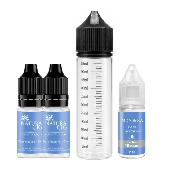 Pack e liquide avec nicotine – 6, 9 ou 12 mg/ml