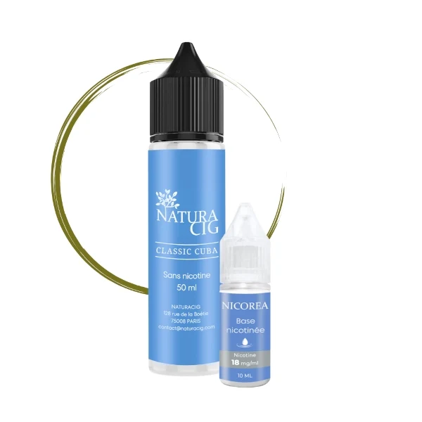 E liquide tabac brun 50 ml avec nicotine – Classic Cuba