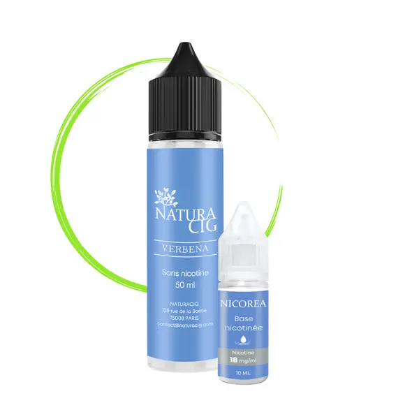 E liquide verveine 50 ml avec nicotine – Verbena