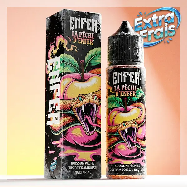 E-LIQUIDE 50ML LA PÊCHE D'ENFER - ENFER POD