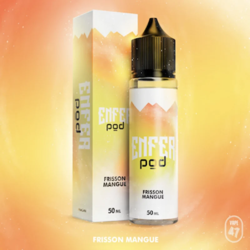 E-LIQUIDE 50ML FRISSON MANGUE - ENFER POD