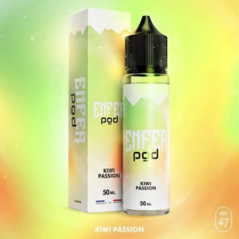 E-LIQUIDE 50ML KIWI PASSION - ENFER POD