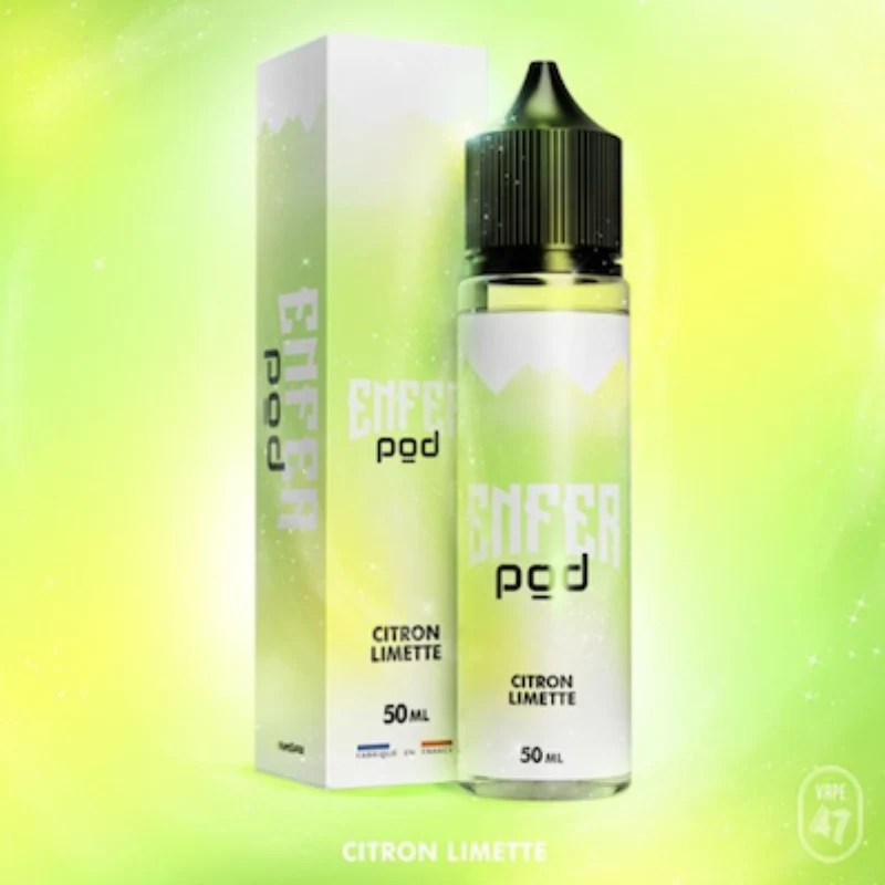 E-LIQUIDE 50ML CITRON LIMETTE - ENFER POD