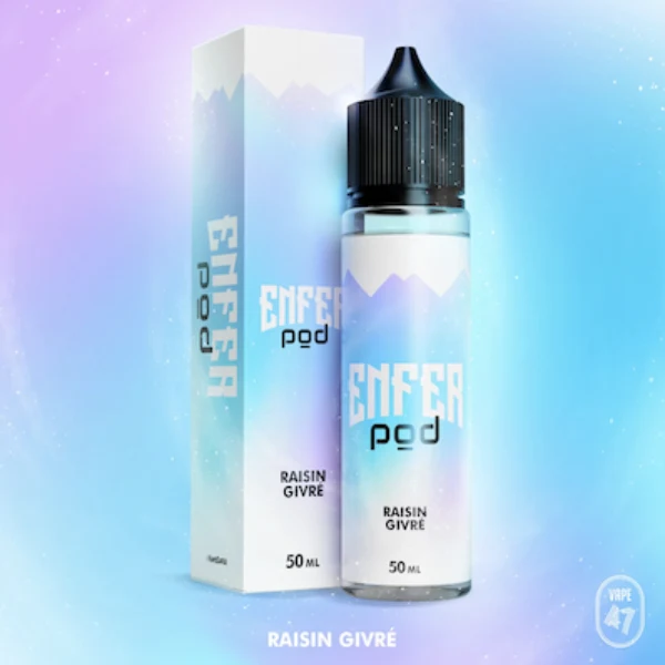 E-LIQUIDE 50ML RAISIN GIVRÉ - ENFER POD