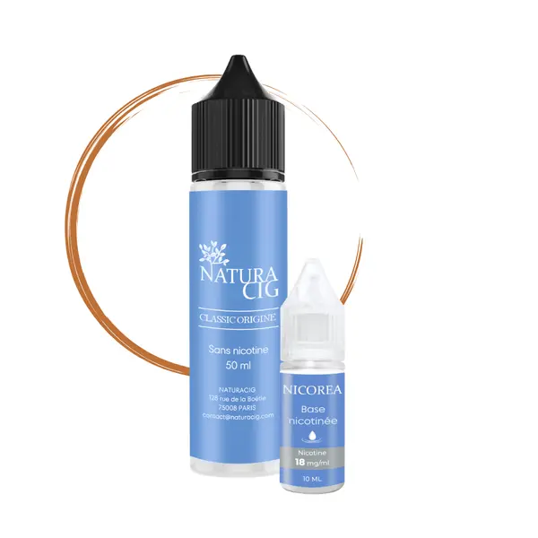 E liquide tabac blond 50 ml avec nicotine – Classic Origine