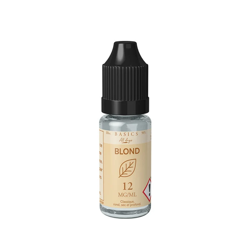 Pack 5 E-liquides Tabac Blond 10ml - Les Basics