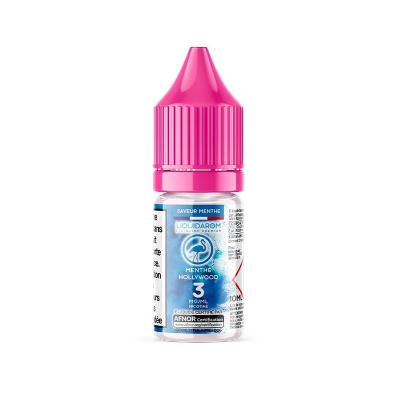 E-liquide Menthe Hollywood 10ml - LiquidArom DLUO