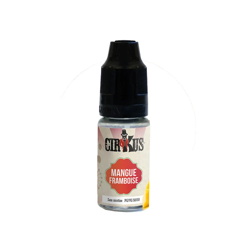 E-liquide Mangue Framboise 10ml - Cirkus DLUO