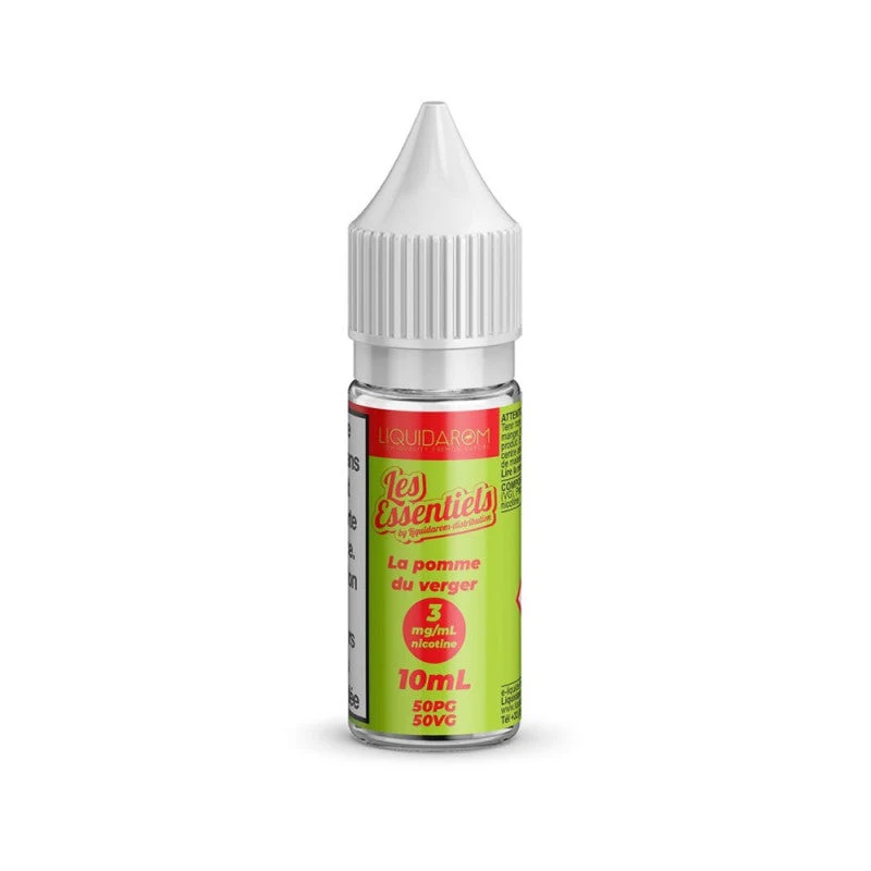 E-liquide La Pomme du Verger 10 ml - Les Essentiels - Liquidarom DLUO