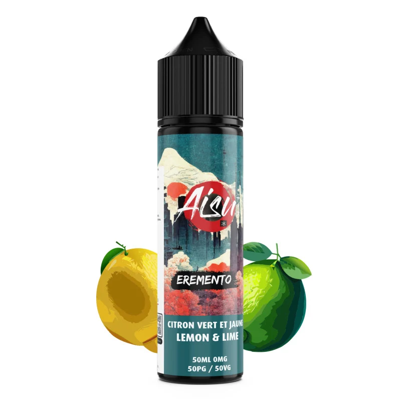 E-liquide Aisu Eremento Citron vert et jaune — 50 ml