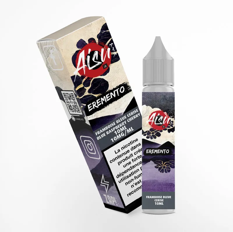 E-liquide Framboise Bleue Cerise 10ml - AISU EREMENTO