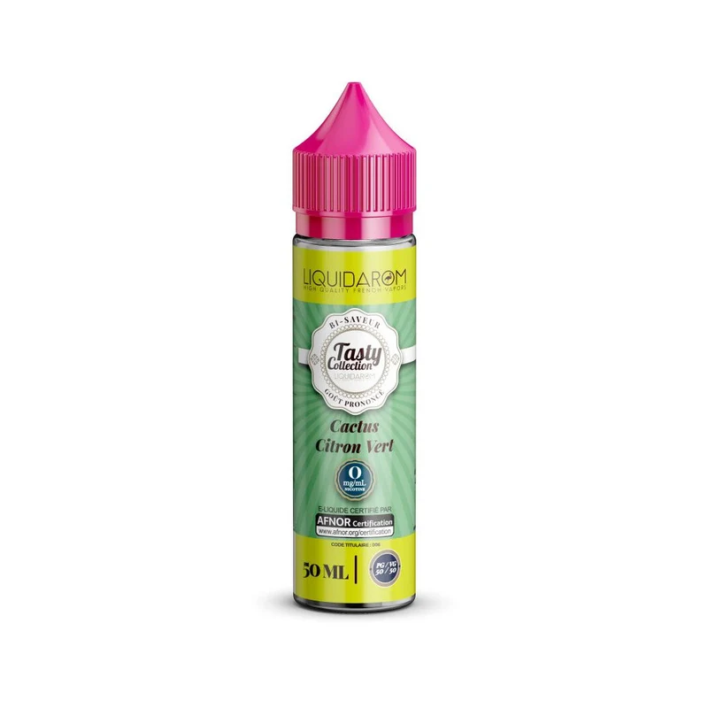 E-liquide Cactus Citron Vert 50ml - Liquidarom DLUO