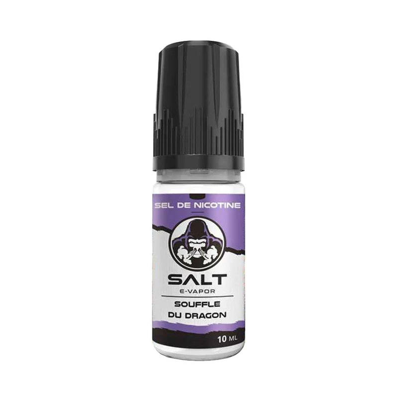 Pack 5 E-liquides Souffle du Dragon Sel de Nicotine 10ml - SALT E-VAPOR