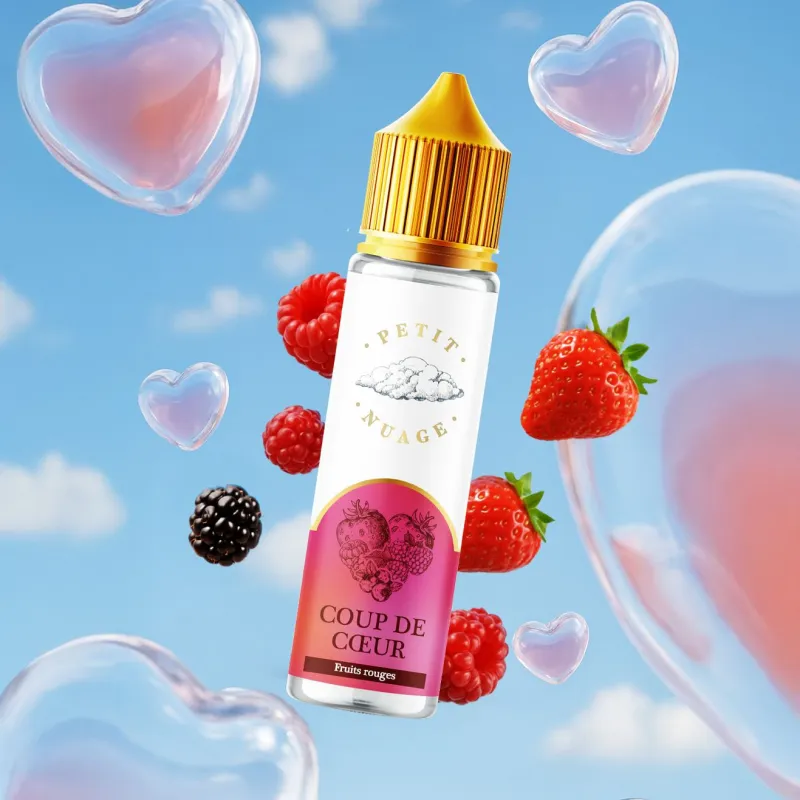 E-liquide Coup de Coeur 50ml - Petit Nuage