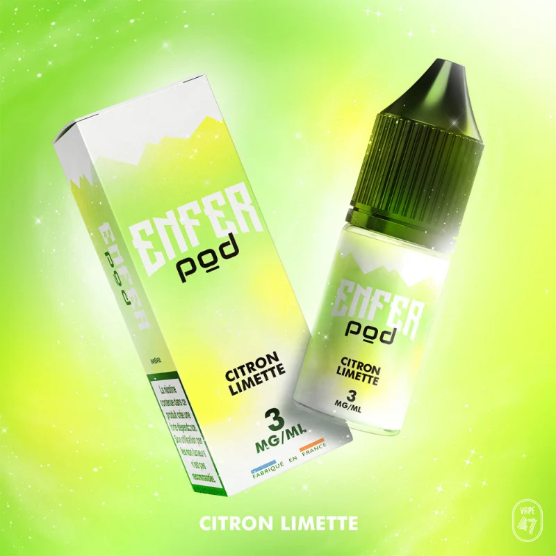 E-LIQUIDE SEL CITRON LIMETTE - ENFER POD