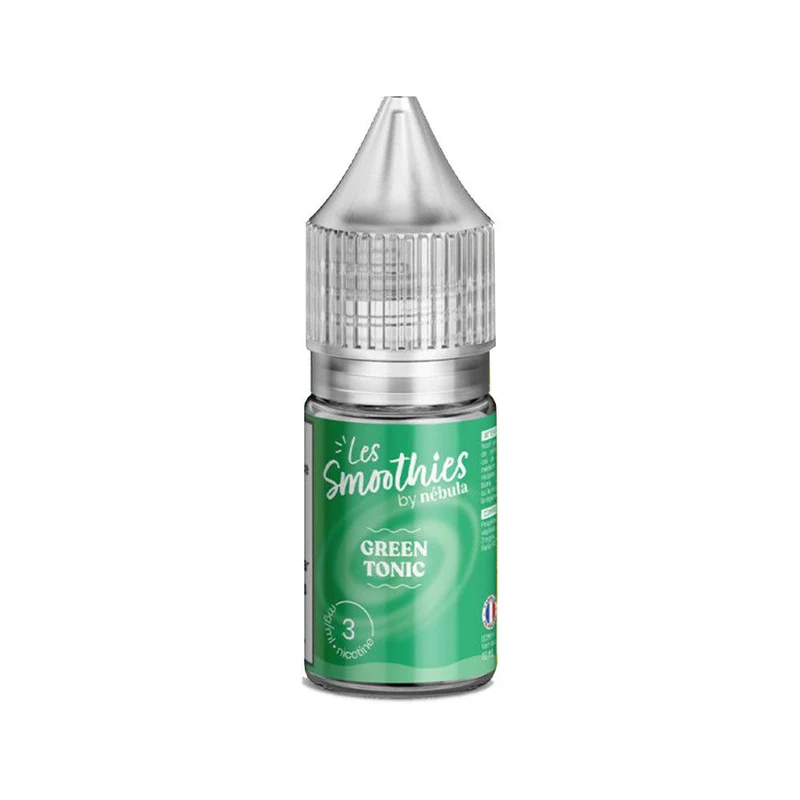 Pack 5 E-liquides Green Tonic 10ml - Les Smoothies - Nébula