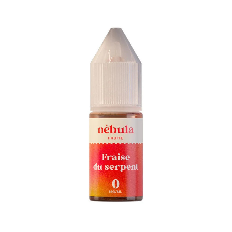 Pack 5 E-liquides Fraise du Serpent 10ml - Nébula