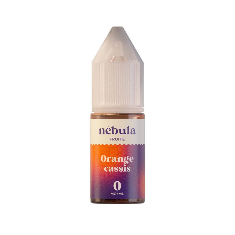 Pack 5 E-liquides Orange Cassis 10 ml - Nébula