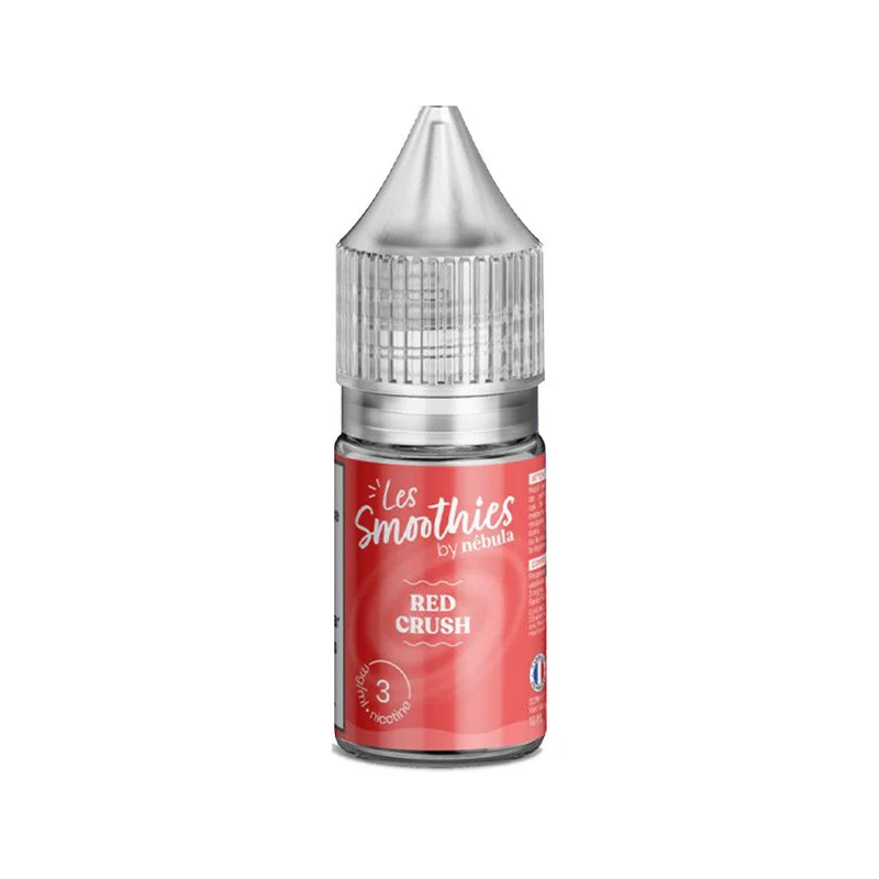 Pack 5 E-liquides Red Crush 10ml - Les Smoothies by Nébula