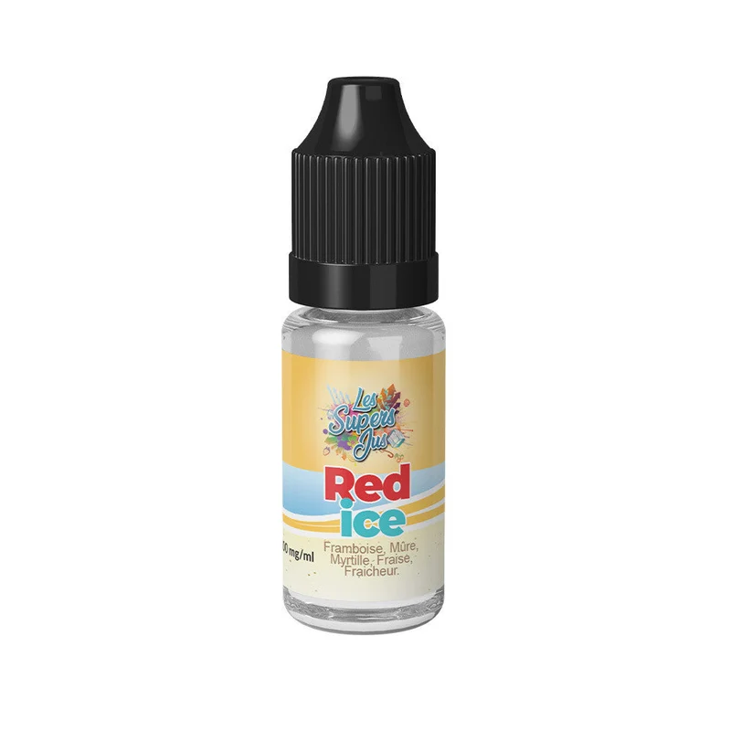 Pack 5 E-liquides Red Ice 10 ml - Les Supers Jus