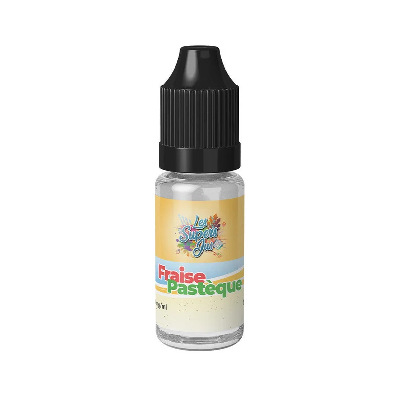 Pack 5 E-liquides Fraise Pastèque 10 ml - Les Supers Jus