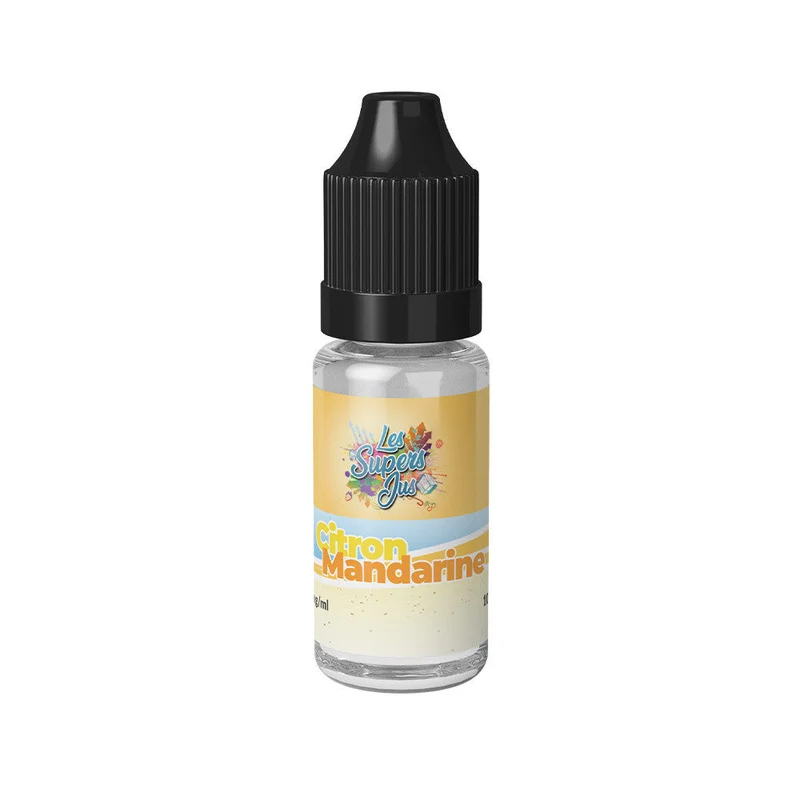 Pack 5 E-liquides Citron Mandarine 10 ml - Les Supers Jus