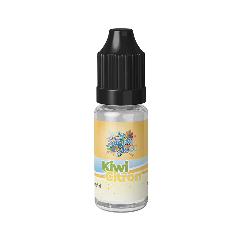 Pack 5 E-liquides Kiwi Citron 10 ml - Les Supers Jus