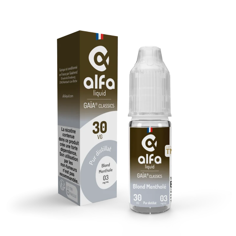 E-liquides Blond Mentholé - Alfaliquid