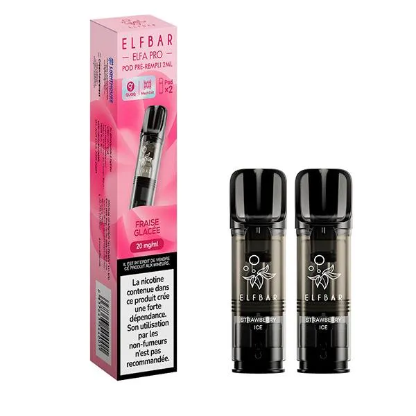 Cartouche Fraise Glacée ELFA Pro - Elf Bar