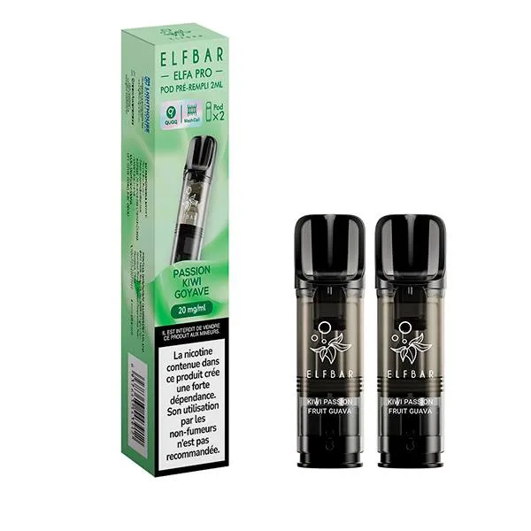 Cartouche Passion Kiwi Goyave ELFA Pro - Elf Bar