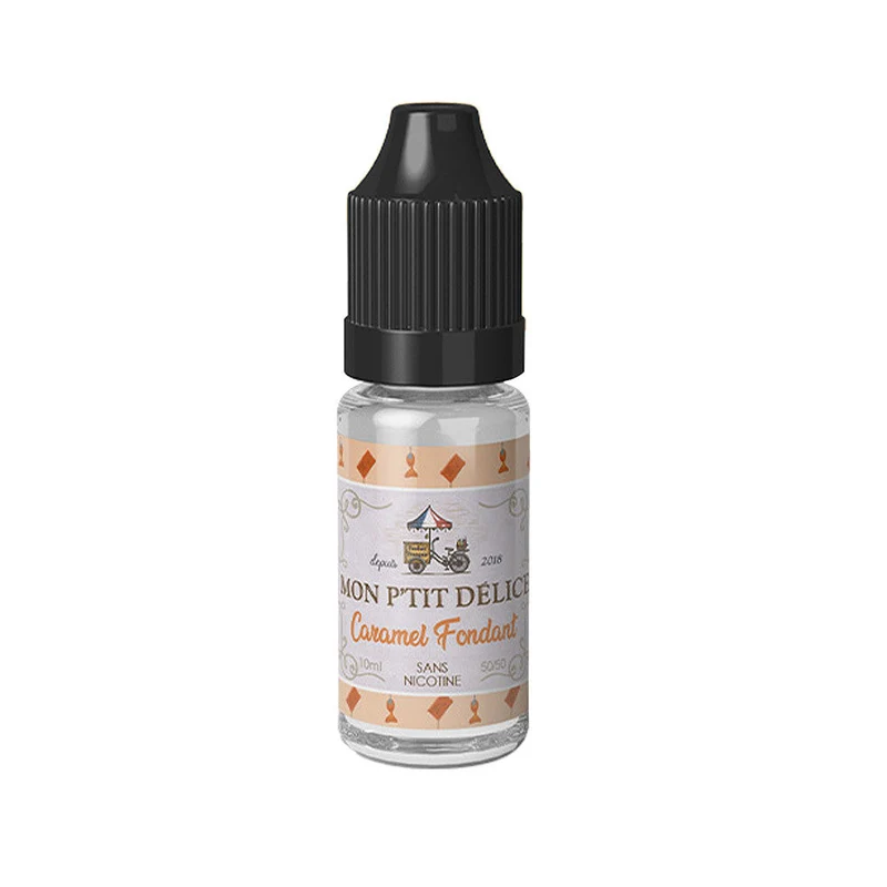 Pack 5 E-liquides Caramel Fondant 10ml - Mon P'tit Délice