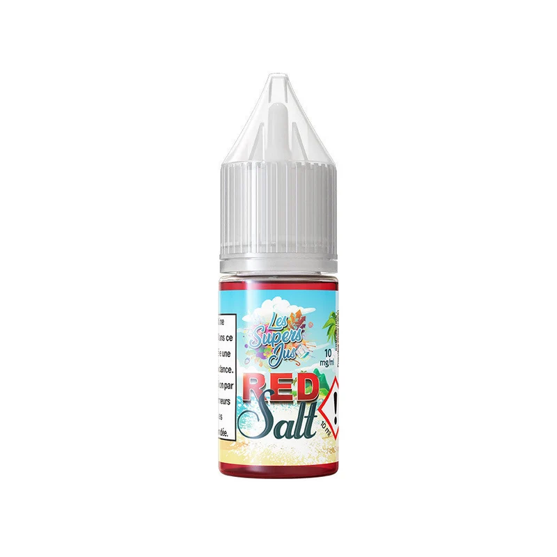 Pack 5 E-liquides Red Salt - Red Ice en Sel de Nicotine 10ml - Les Supers Jus