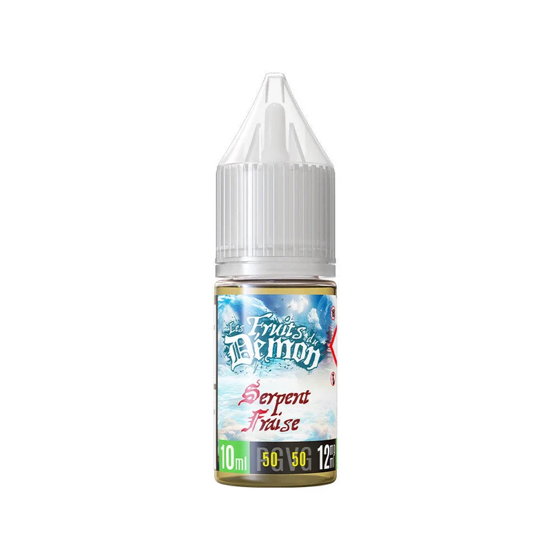 Pack 5 E-liquides serpent fraise 10ml - Les fruits du démon