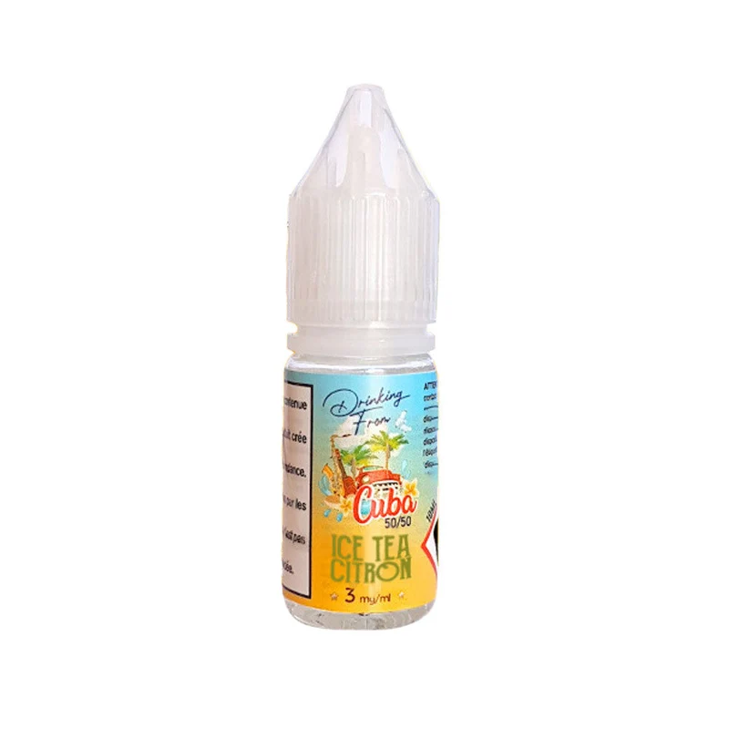 Pack 5 E-liquides Ice Tea Citron 10ml - Drinking from Cuba