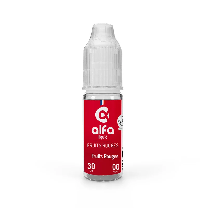 Pack 5 E-liquides Fruits rouges 10ml - Alfaliquid