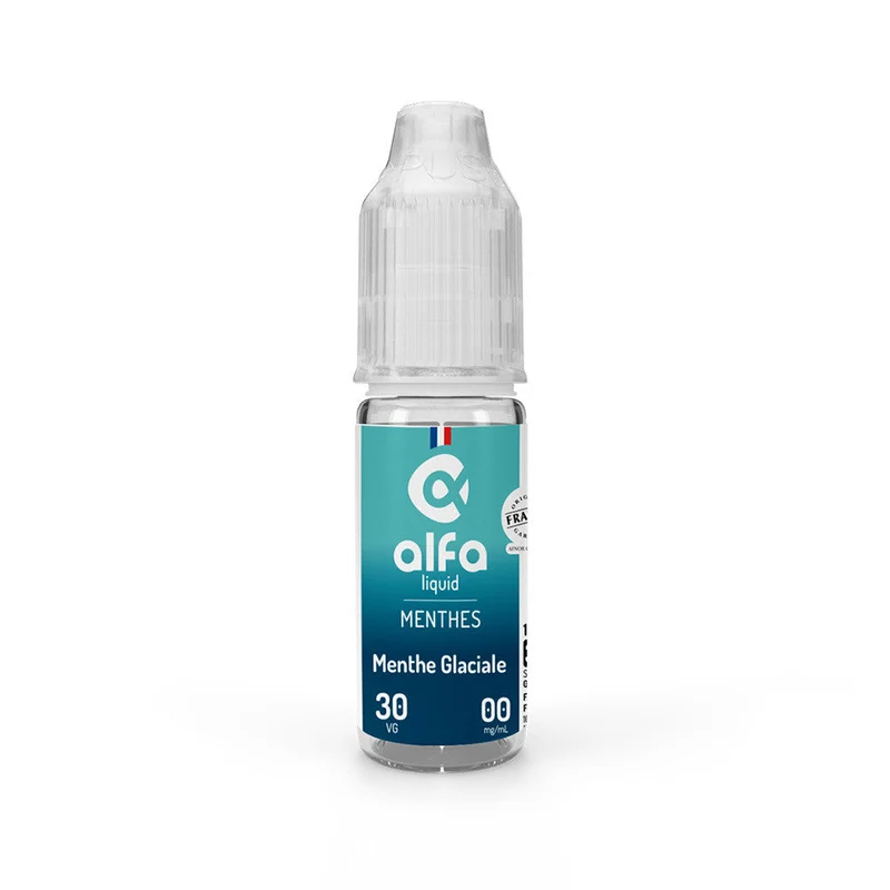 Pack 5 E-liquides Menthe glaciale 10ml - Alfaliquid