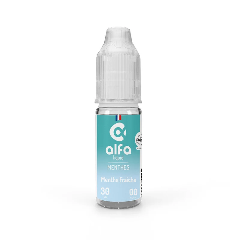 Pack 5 E-liquides Menthe fraîche 10ml - Alfaliquid