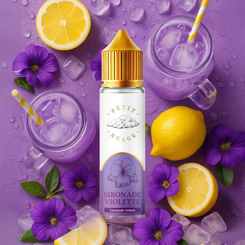 E-liquide Sironade Violette 50ml - Petit Nuage