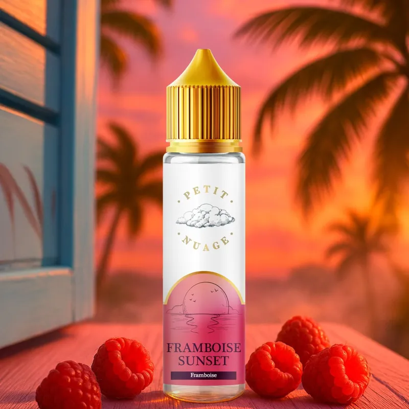 E-liquide Framboise Sunset 50ml - Petit Nuage