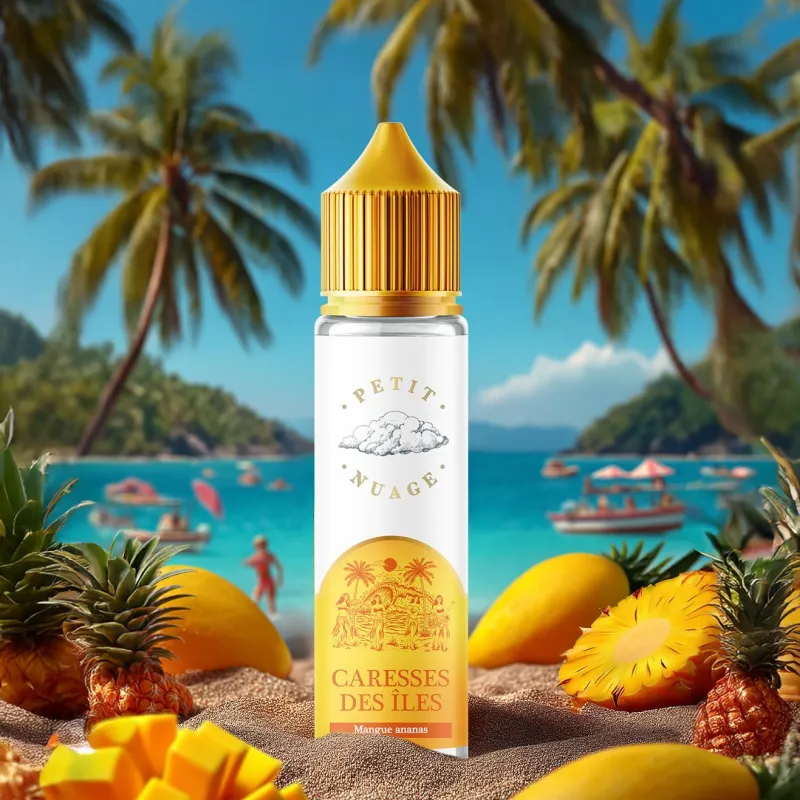 E-liquide Caresses des îles 50ml - Petit Nuage