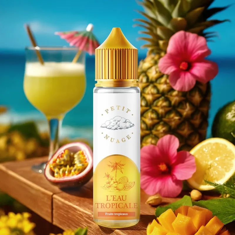 E-liquide L'eau Tropical 50ml - Petit Nuage