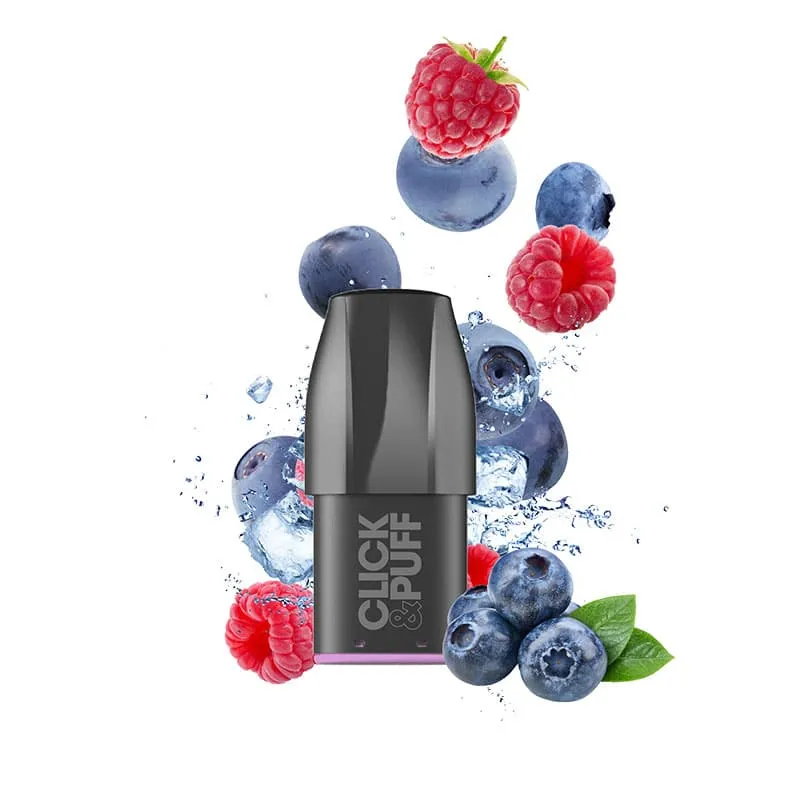 Cartouche Click & Puff Myrtille Framboise - XBAR