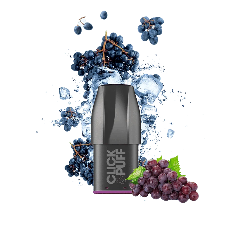 Cartouche Click & Puff Raisin Glacée - XBAR